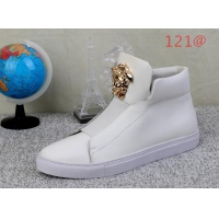 Cheap Versace High Tops Shoes For Men #136747 Replica Wholesale [$100.60 USD] [ITEM#136747] on Replica Versace High Tops Shoes