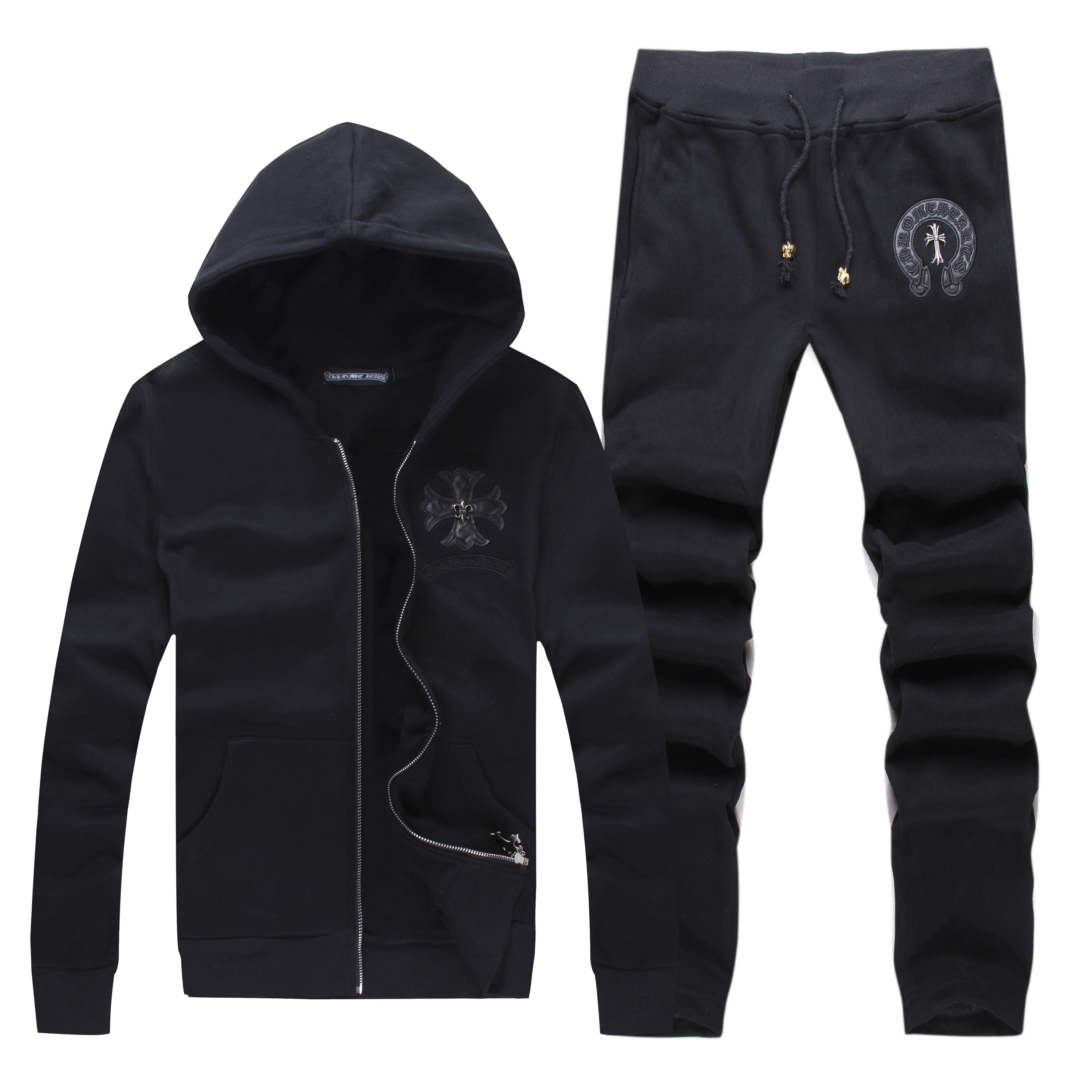 Cheap Chrome Hearts Tracksuits For Men Long Sleeved #213558 Replica ...