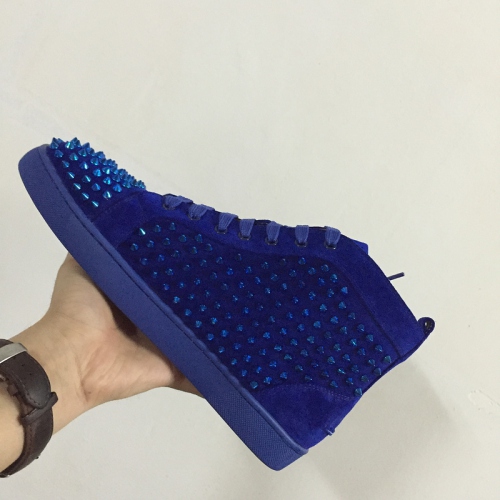 Cheap Christian Louboutin CL High Tops Shoes For Women #232499 Replica Wholesale [$122.20 USD] [ITEM#232499] on Replica Christian Louboutin High Top Shoes
