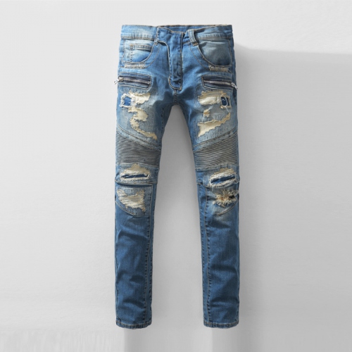 Cheap Balmain Jeans For Men Trousers #238688 Replica Wholesale [$68.00 USD] [ITEM#238688] on Replica Balmain Jeans