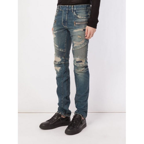 Cheap Balmain Jeans For Men Trousers #238688 Replica Wholesale [$68.00 USD] [ITEM#238688] on Replica Balmain Jeans