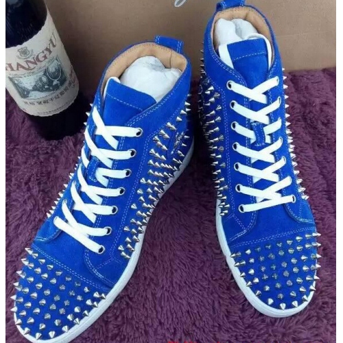 Cheap Christian Louboutin CL High Tops Shoes For Men #238761 Replica Wholesale [$90.00 USD] [ITEM#238761] on Replica Christian Louboutin High Top Shoes
