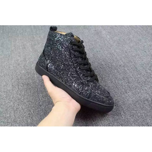 Cheap Christian Louboutin CL High Tops Shoes For Women #238763 Replica Wholesale [$98.00 USD] [ITEM#238763] on Replica Christian Louboutin High Top Shoes