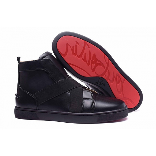 Cheap Christian Louboutin CL High Tops Shoes For Men #257221 Replica Wholesale [$100.00 USD] [ITEM#257221] on Replica Christian Louboutin High Top Shoes