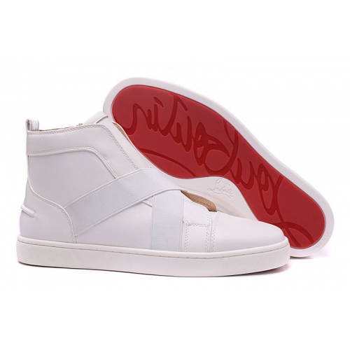 Cheap Christian Louboutin CL High Tops Shoes For Men #257223 Replica Wholesale [$100.00 USD] [ITEM#257223] on Replica Christian Louboutin High Top Shoes