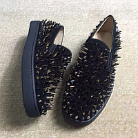 Cheap Christian Louboutin CL Slip-On For Men #262265 Replica Wholesale [$88.00 USD] [ITEM#262265] on Replica Christian Louboutin Casual Shoes