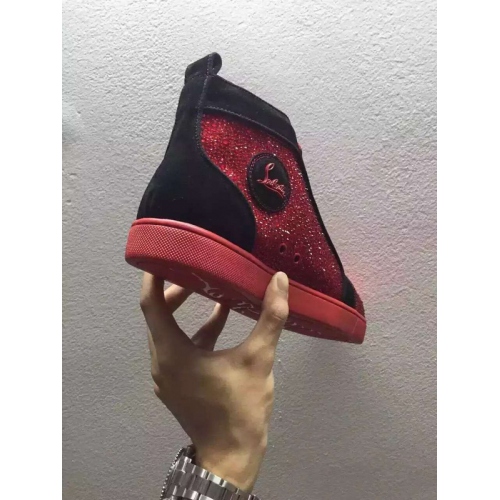 Cheap Christian Louboutin CL High Tops Shoes For Women #265386 Replica Wholesale [$115.00 USD] [ITEM#265386] on Replica Christian Louboutin High Top Shoes