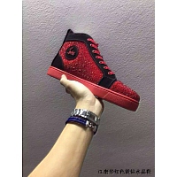 Cheap Christian Louboutin CL High Tops Shoes For Women #265386 Replica Wholesale [$115.00 USD] [ITEM#265386] on Replica Christian Louboutin High Top Shoes