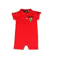 Ferrari Baby Romper For Kids Short Sleeved #265536