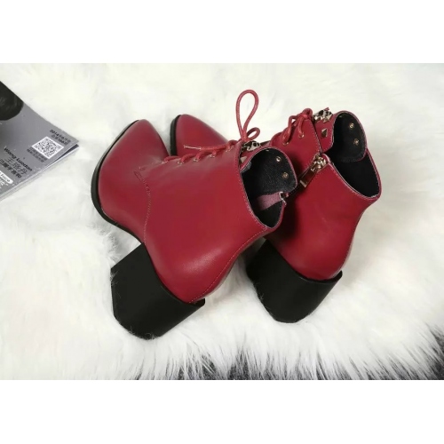 Cheap Versace Leather Boots For Women #279139 Replica Wholesale [$82.00 USD] [ITEM#279139] on Replica Versace Boots