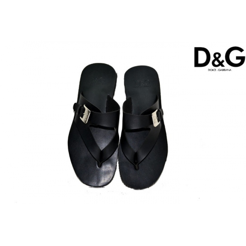 Cheap Dolce &amp; Gabbana D&amp;G Slippers For Men #285847 Replica Wholesale [$42.50 USD] [ITEM#285847] on Replica Dolce &amp; Gabbana D&amp;G Slippers