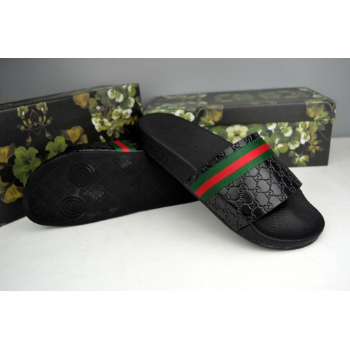 Cheap Gucci Slippers For Men #285952 Replica Wholesale [$44.00 USD] [ITEM#285952] on Replica Gucci Slippers