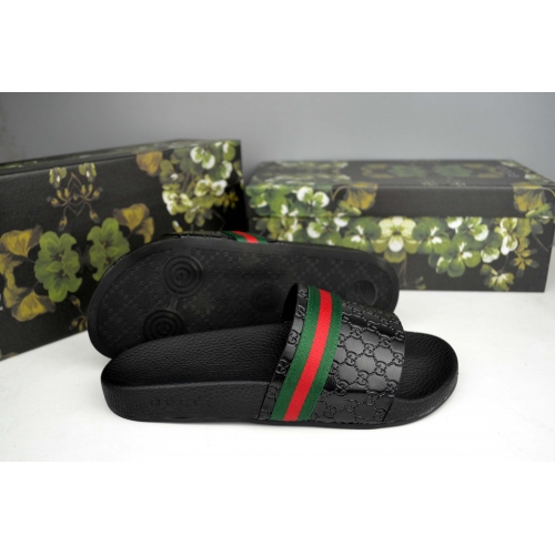 Cheap Gucci Slippers For Men #285952 Replica Wholesale [$44.00 USD] [ITEM#285952] on Replica Gucci Slippers