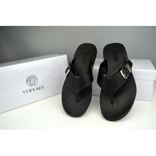 Cheap Versace Slippers For Men #287835 Replica Wholesale [$42.80 USD] [ITEM#287835] on Replica Versace Slippers