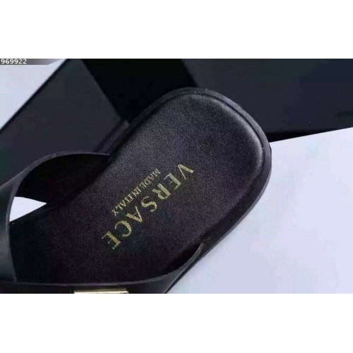 Cheap Versace Slippers For Men #287853 Replica Wholesale [$42.80 USD] [ITEM#287853] on Replica Versace Slippers
