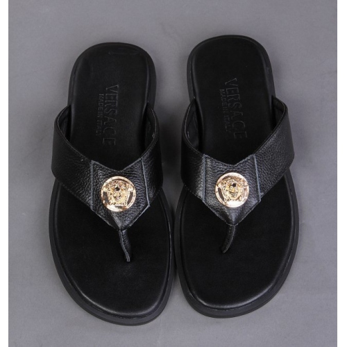Cheap Versace Slippers For Men #287858 Replica Wholesale [$42.80 USD] [ITEM#287858] on Replica Versace Slippers