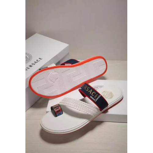 Cheap Versace Slippers For Men #289403 Replica Wholesale [$42.80 USD] [ITEM#289403] on Replica Versace Slippers