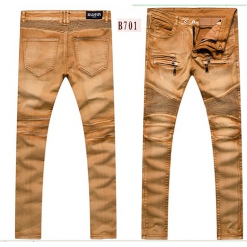 Cheap Balmain Jeans For Men #292806 Replica Wholesale [$50.00 USD] [ITEM#292806] on Replica Balmain Jeans