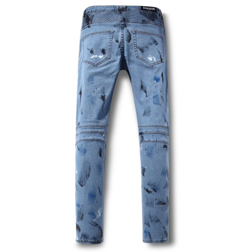 Cheap Balmain Jeans For Men #292807 Replica Wholesale [$50.00 USD] [ITEM#292807] on Replica Balmain Jeans