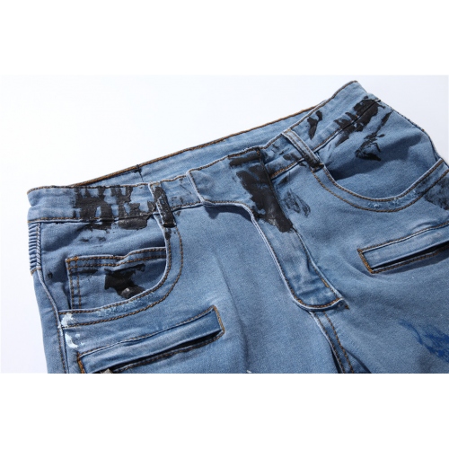 Cheap Balmain Jeans For Men #292807 Replica Wholesale [$50.00 USD] [ITEM#292807] on Replica Balmain Jeans