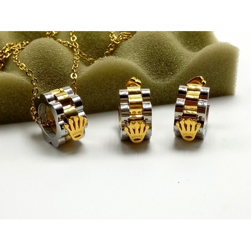 Cheap Rolex Necklaces &amp; Earrings #296008 Replica Wholesale [$20.80 USD] [ITEM#296008] on Replica Rolex Necklaces