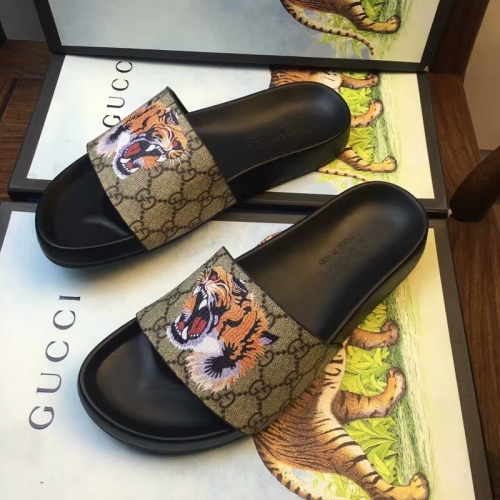 Cheap Gucci Slippers For Men #296662 Replica Wholesale [$40.00 USD] [ITEM#296662] on Replica Gucci Slippers