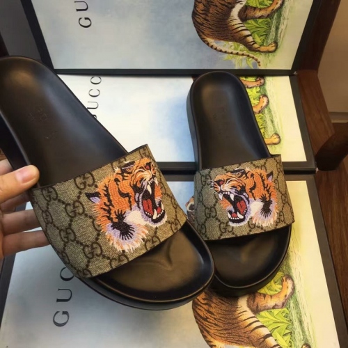 Cheap Gucci Slippers For Men #296662 Replica Wholesale [$40.00 USD] [ITEM#296662] on Replica Gucci Slippers