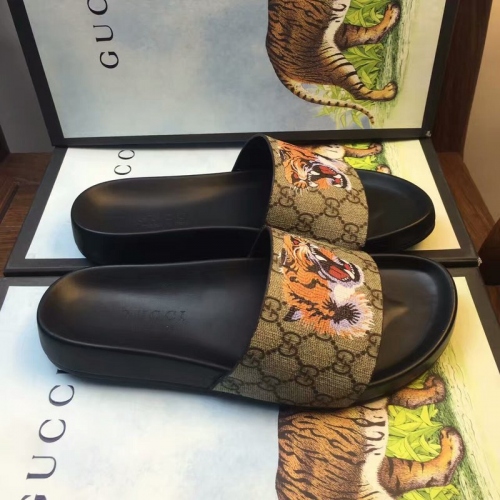 Cheap Gucci Slippers For Men #296662 Replica Wholesale [$40.00 USD] [ITEM#296662] on Replica Gucci Slippers