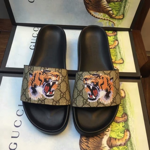 Cheap Gucci Slippers For Men #296662 Replica Wholesale [$40.00 USD] [ITEM#296662] on Replica Gucci Slippers