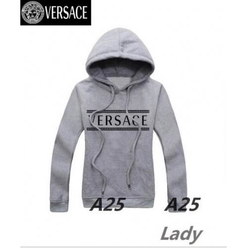 Cheap Versace Hoodies Long Sleeved For Women #297593 Replica Wholesale [$36.50 USD] [ITEM#297593] on Replica Versace Hoodies