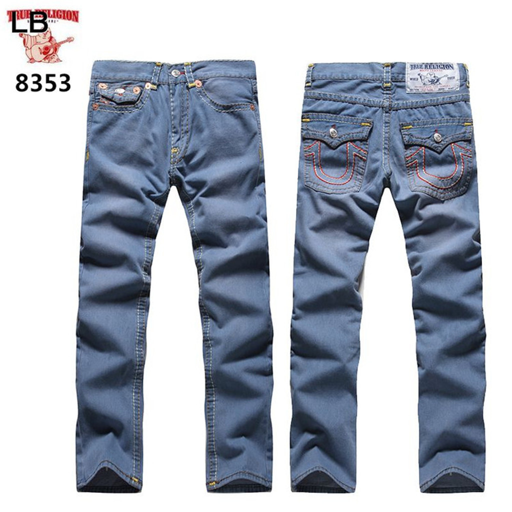 Cheap True Religio TR Jeans For Men #292848 Replica Wholesale [$32.00 ...