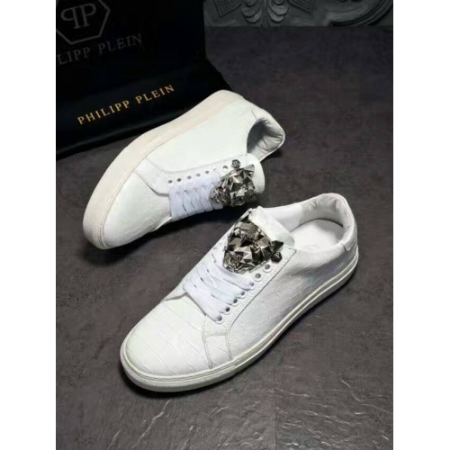 Cheap Philipp Plein PP Shoes For Men #313477 Replica Wholesale [$88.00 USD] [ITEM#313477] on Replica Philipp Plein PP Casual Shoes