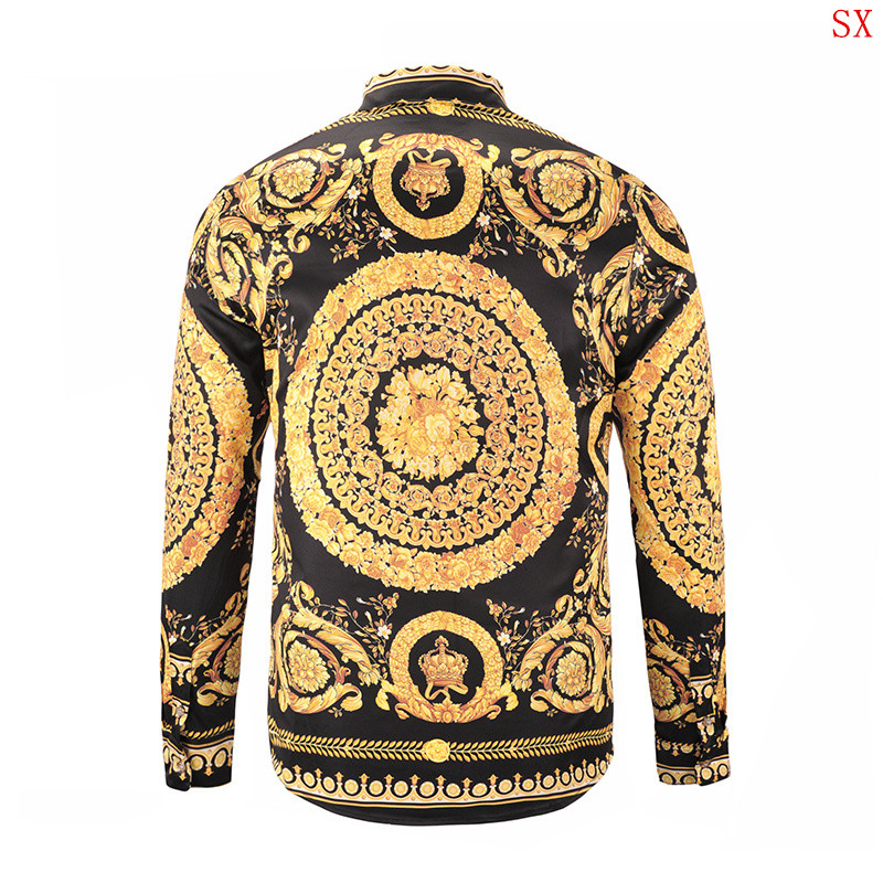 Cheap Versace Shirts Long Sleeved For Men #315985 Replica Wholesale ...