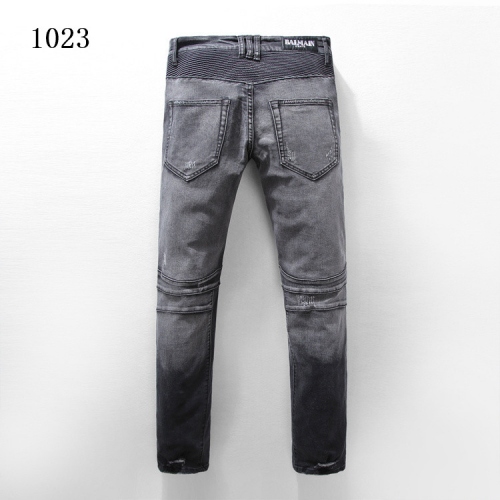 Cheap Balmain Jeans For Men #321227 Replica Wholesale [$64.00 USD] [ITEM#321227] on Replica Balmain Jeans
