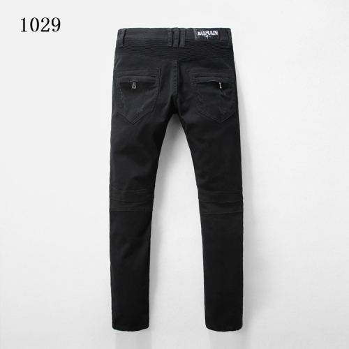 Cheap Balmain Jeans For Men #321229 Replica Wholesale [$64.00 USD] [ITEM#321229] on Replica Balmain Jeans