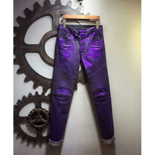 Cheap Balmain Jeans For Men #321231 Replica Wholesale [$68.00 USD] [ITEM#321231] on Replica Balmain Jeans