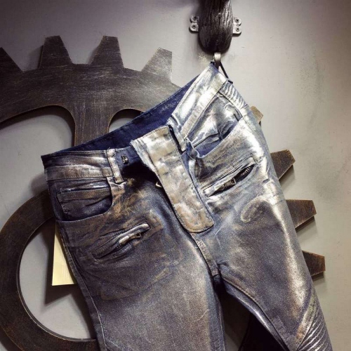 Cheap Balmain Jeans For Men #321232 Replica Wholesale [$68.00 USD] [ITEM#321232] on Replica Balmain Jeans