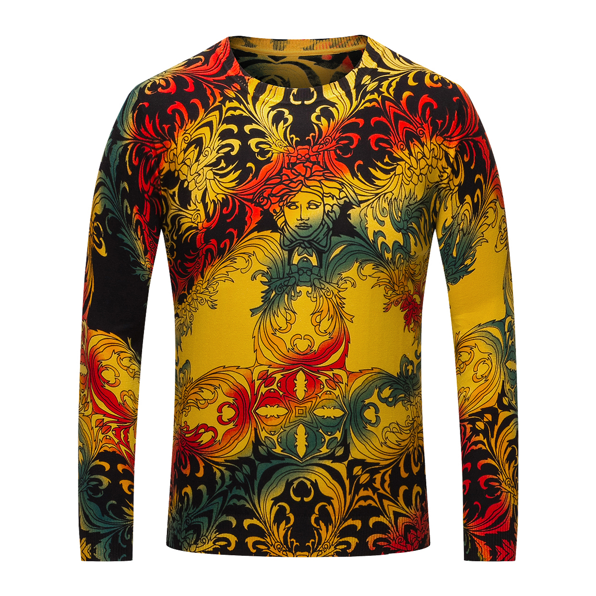 Cheap Versace Fashion Sweaters Long Sleeved For Men #331472 Replica ...