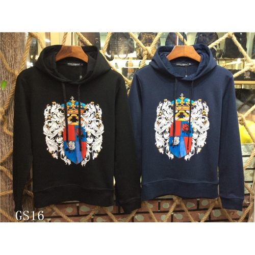 Cheap Dolce &amp; Gabbana D&amp;G Hoodies Long Sleeved For Men #338226 Replica Wholesale [$37.90 USD] [ITEM#338226] on Replica Dolce &amp; Gabbana D&amp;G Hoodies