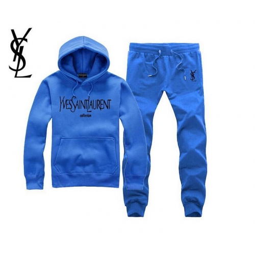 Cheap Yves Saint Laurent YSL Tracksuits Long Sleeved For Men #343846 Replica Wholesale [$54.00 USD] [ITEM#343846] on Replica Yves Saint Laurent YSL Tracksuits