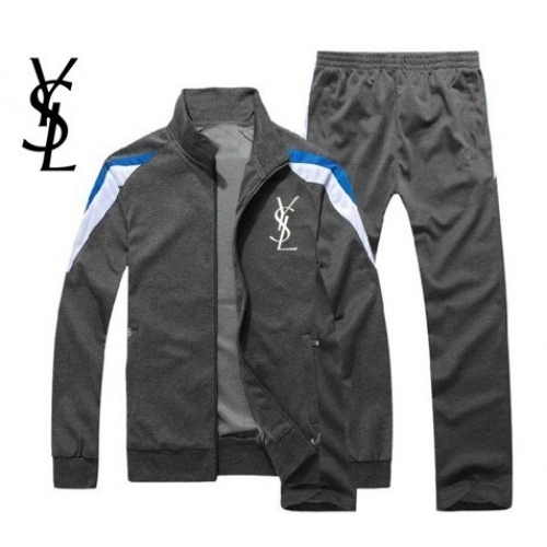 Cheap Yves Saint Laurent YSL Tracksuits Long Sleeved For Men #343897 Replica Wholesale [$54.00 USD] [ITEM#343897] on Replica Yves Saint Laurent YSL Tracksuits