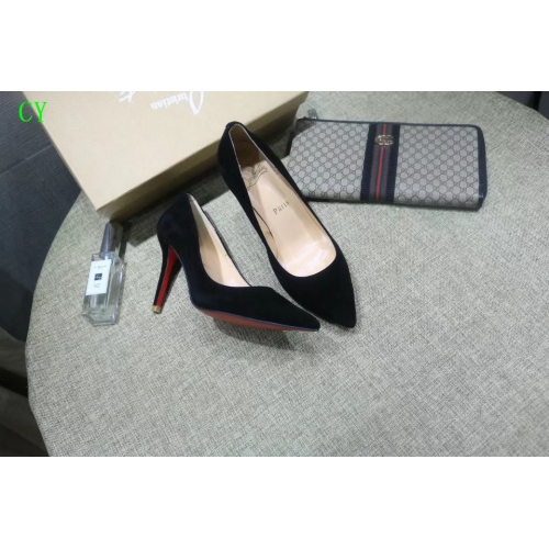 Cheap Christian Louboutin CL High-Heeled Shoes For Women #347664 Replica Wholesale [$72.00 USD] [ITEM#347664] on Replica Christian Louboutin High-heeled shoes