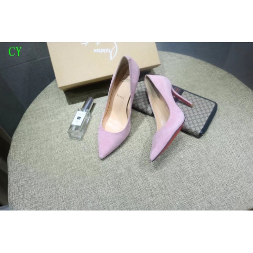 Cheap Christian Louboutin CL High-Heeled Shoes For Women #347669 Replica Wholesale [$72.00 USD] [ITEM#347669] on Replica Christian Louboutin High-heeled shoes