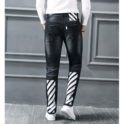 Cheap Off-White Jeans For Men #351368 Replica Wholesale [$48.00 USD] [ITEM#351368] on Replica Off-White Jeans