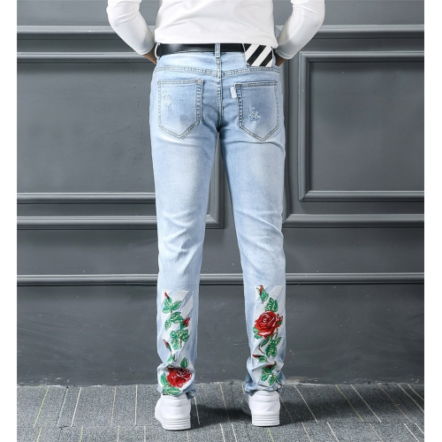 Cheap Off-White Jeans For Men #351371 Replica Wholesale [$50.00 USD] [ITEM#351371] on Replica Off-White Jeans