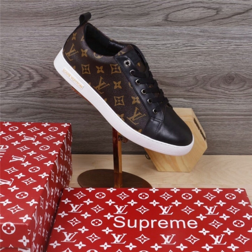 Cheap Supreme &amp; Louis Vuitton Shoes For Men #352238 Replica Wholesale [$80.00 USD] [ITEM#352238] on Replica Supreme Fashion Shoes