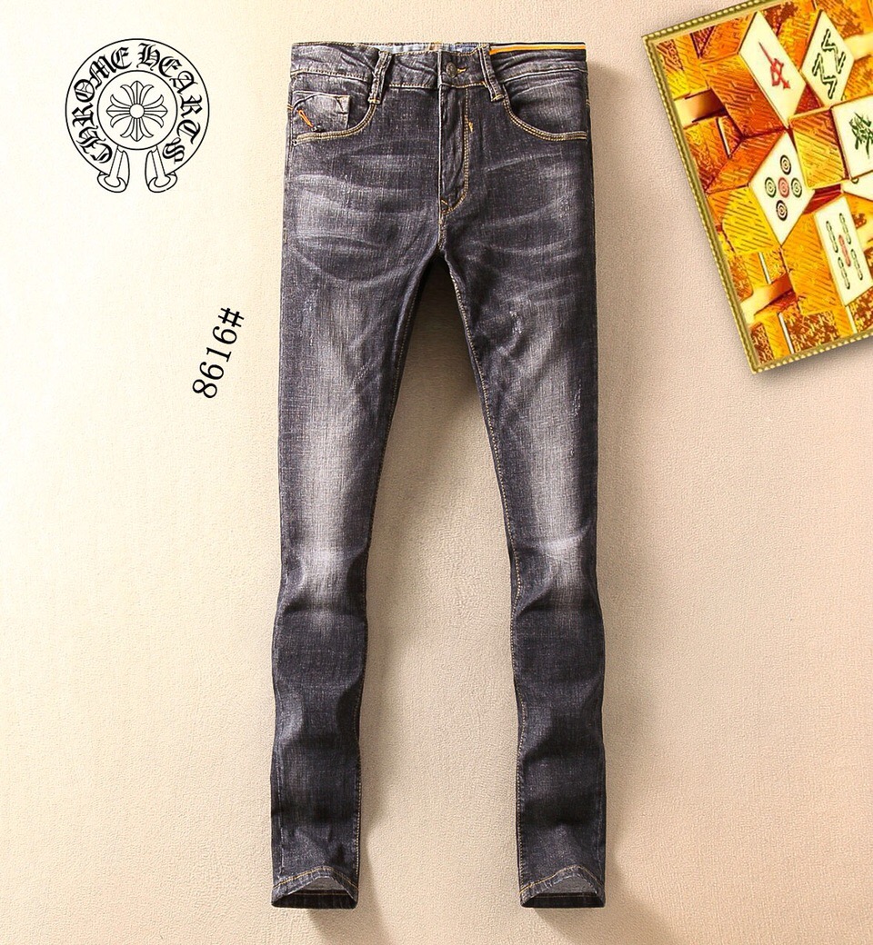 Cheap Chrome Hearts Jeans For Men #353834 Replica Wholesale [$42.10 USD ...