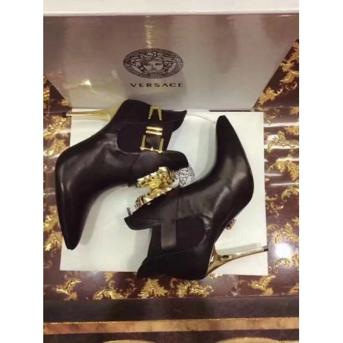 Cheap Versace Fashion Boots For Women #357228 Replica Wholesale [$85.00 USD] [ITEM#357228] on Replica Versace Boots