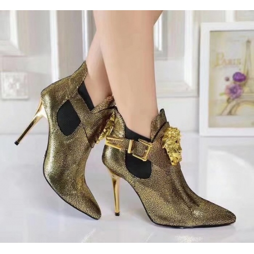 Cheap Versace Fashion Boots For Women #357369 Replica Wholesale [$85.00 USD] [ITEM#357369] on Replica Versace Boots