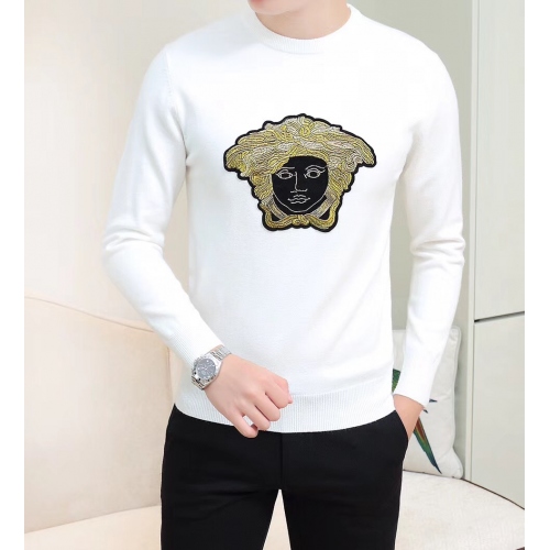 Cheap Versace Sweaters Long Sleeved For Men #357515 Replica Wholesale [$52.00 USD] [ITEM#357515] on Replica Versace Sweaters